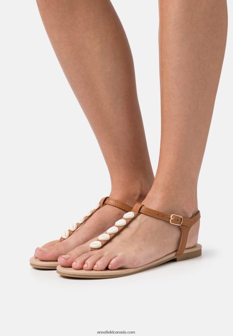 Anna Field Women Sandals Cognac H42J4Z1429