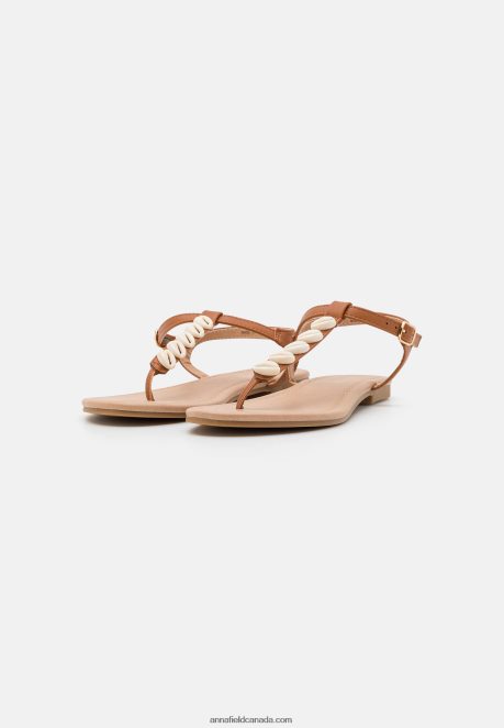 Anna Field Women Sandals Cognac H42J4Z1429