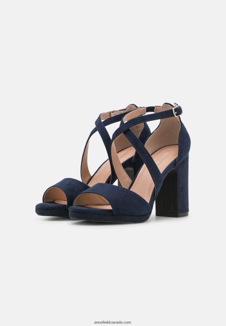 Anna Field Women Sandals Dark Blue H42J4Z1250