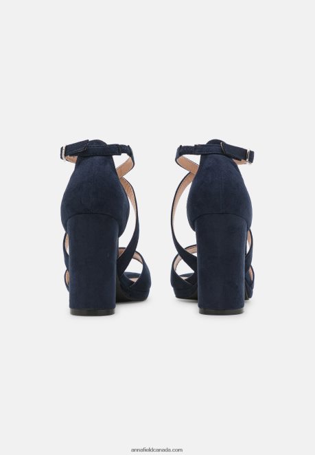 Anna Field Women Sandals Dark Blue H42J4Z1250