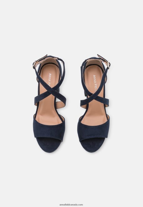 Anna Field Women Sandals Dark Blue H42J4Z1250