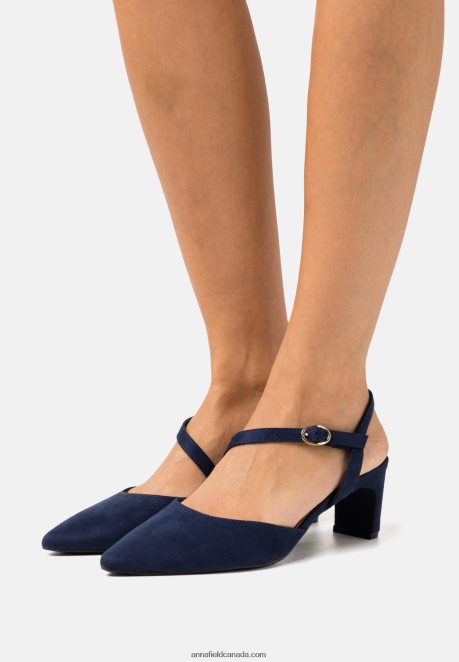 Anna Field Women Sandals Dark Blue H42J4Z1261