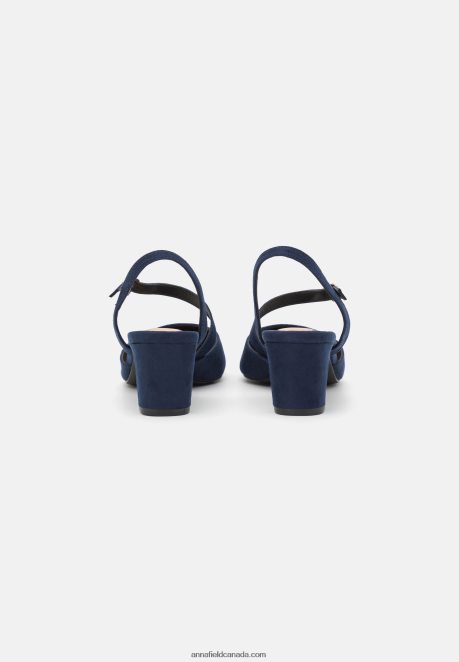 Anna Field Women Sandals Dark Blue H42J4Z1261