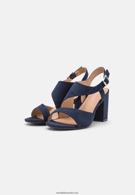 Anna Field Women Sandals Dark Blue H42J4Z1414