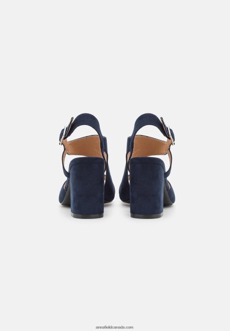 Anna Field Women Sandals Dark Blue H42J4Z1414