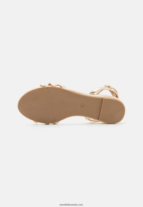 Anna Field Women Sandals Gold H42J4Z1247