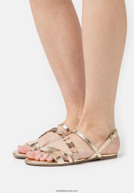 Anna Field Women Sandals Gold H42J4Z1260