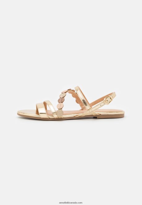 Anna Field Women Sandals Gold H42J4Z1260