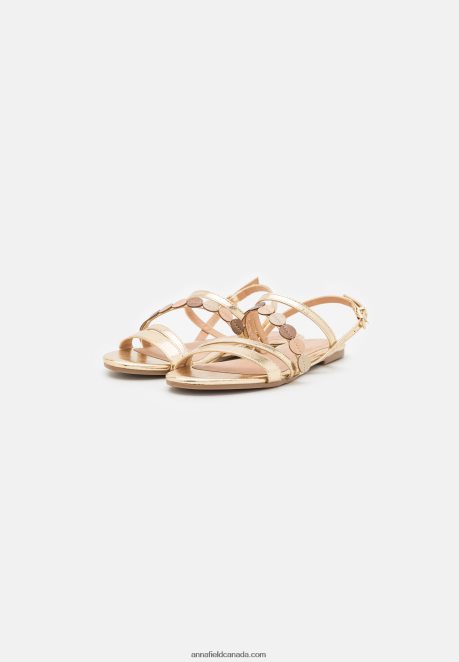 Anna Field Women Sandals Gold H42J4Z1260