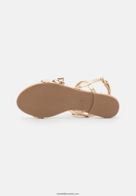 Anna Field Women Sandals Gold H42J4Z1260