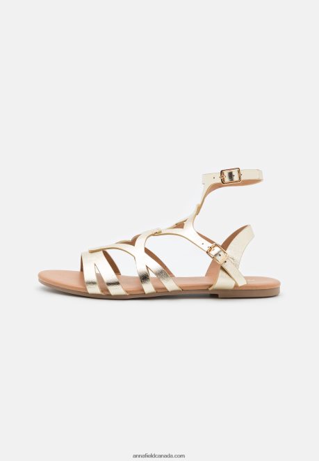 Anna Field Women Sandals Gold H42J4Z1373