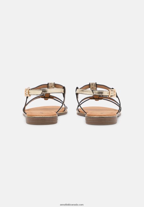 Anna Field Women Sandals Gold H42J4Z1377