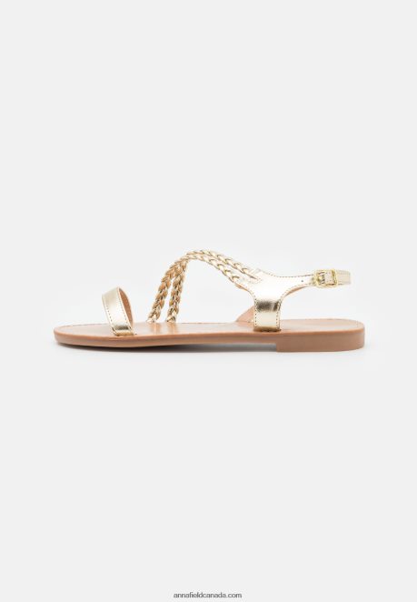 Anna Field Women Sandals Gold H42J4Z1391