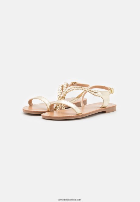 Anna Field Women Sandals Gold H42J4Z1391
