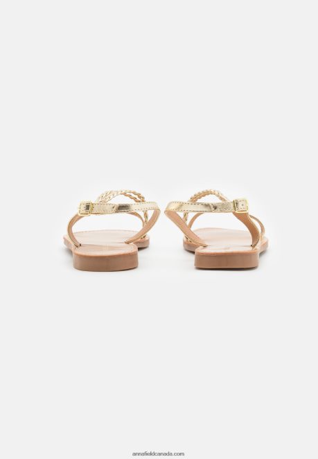 Anna Field Women Sandals Gold H42J4Z1391