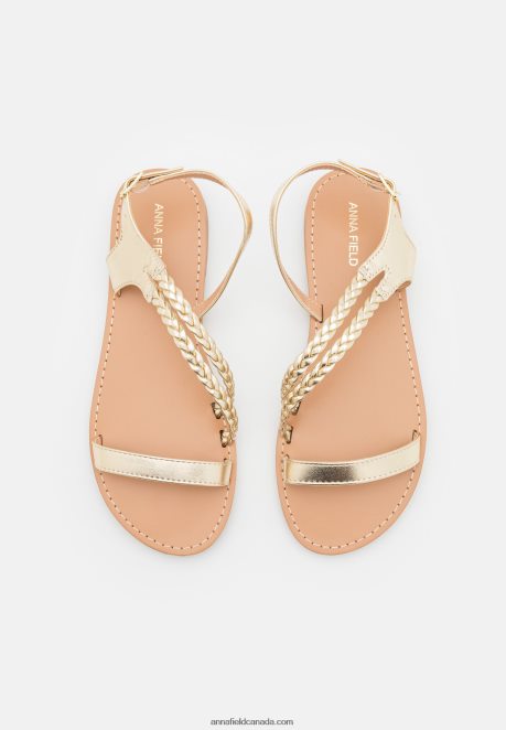 Anna Field Women Sandals Gold H42J4Z1391