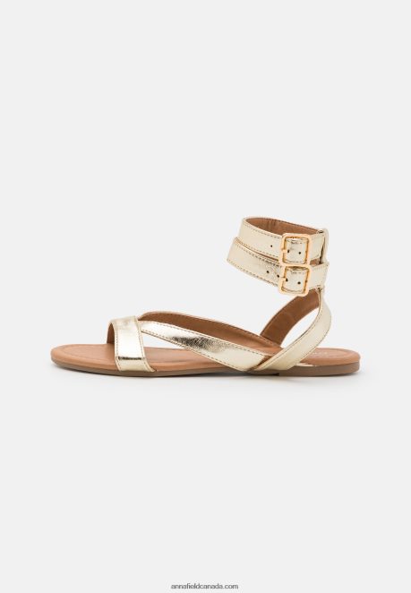 Anna Field Women Sandals Gold H42J4Z1424