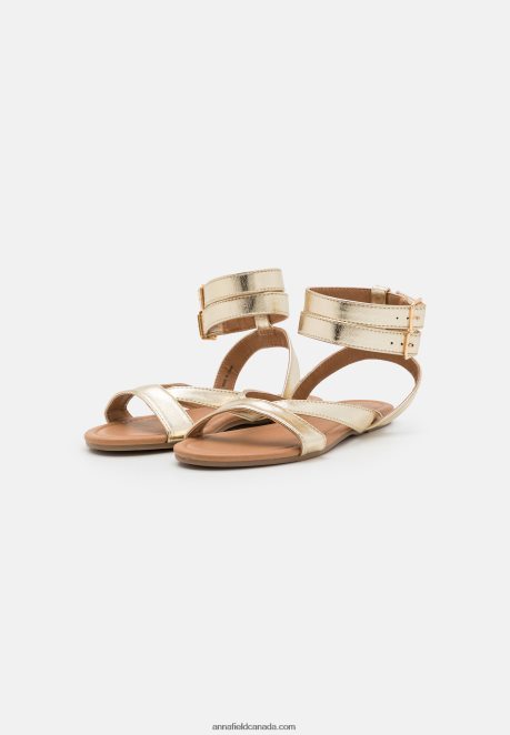 Anna Field Women Sandals Gold H42J4Z1424