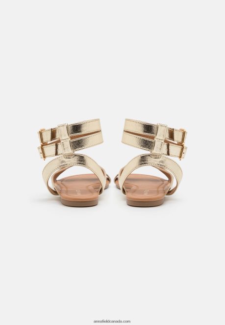 Anna Field Women Sandals Gold H42J4Z1424