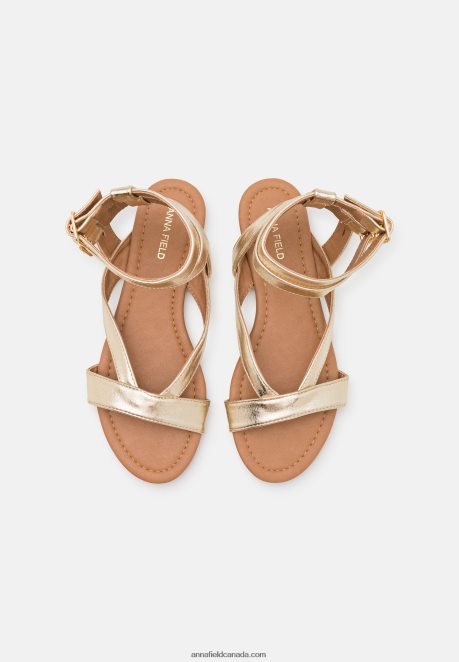 Anna Field Women Sandals Gold H42J4Z1424