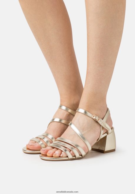 Anna Field Women Sandals Gold H42J4Z1435