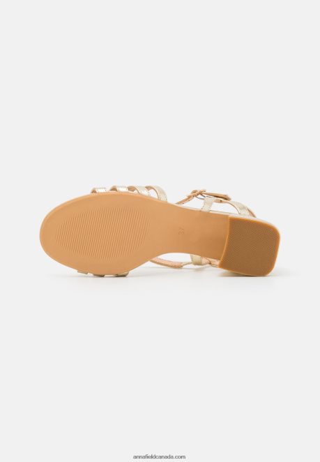 Anna Field Women Sandals Gold H42J4Z1435