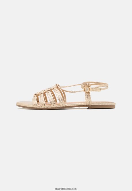 Anna Field Women Sandals Gold H42J4Z1436