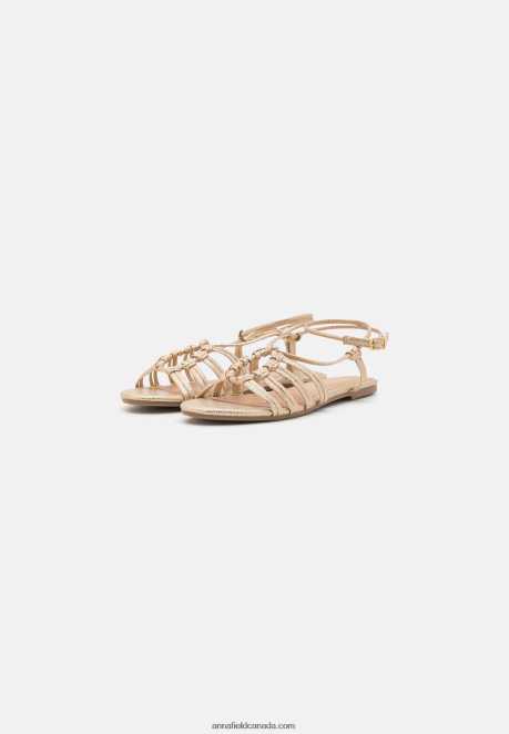 Anna Field Women Sandals Gold H42J4Z1436