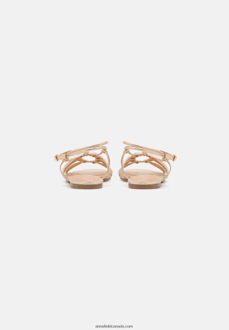 Anna Field Women Sandals Gold H42J4Z1436