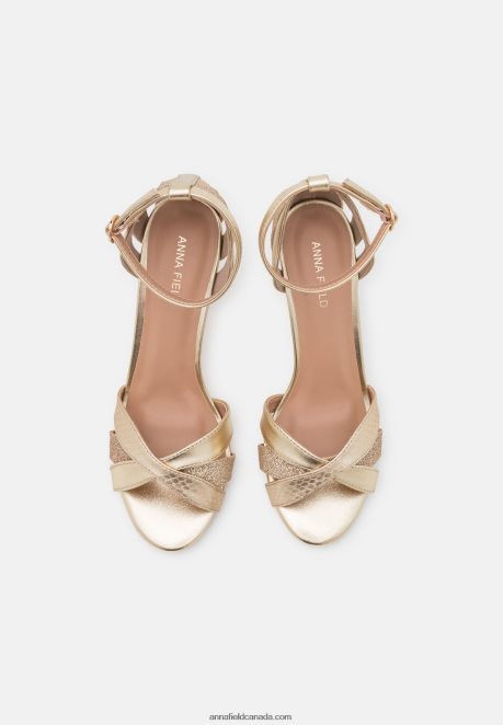 Anna Field Women Sandals Gold H42J4Z1441