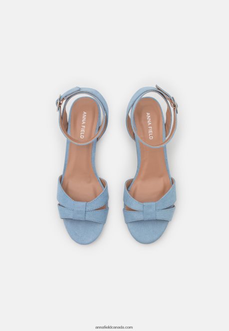 Anna Field Women Sandals Light Blue H42J4Z1353