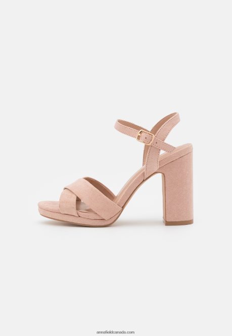 Anna Field Women Sandals Light Pink H42J4Z1249