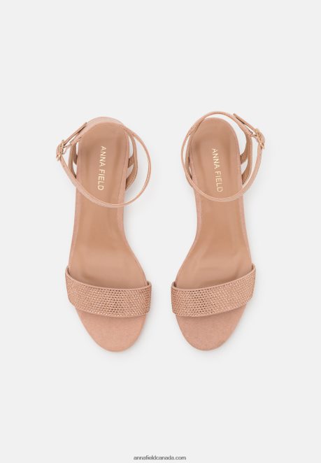 Anna Field Women Sandals Light Pink H42J4Z1350