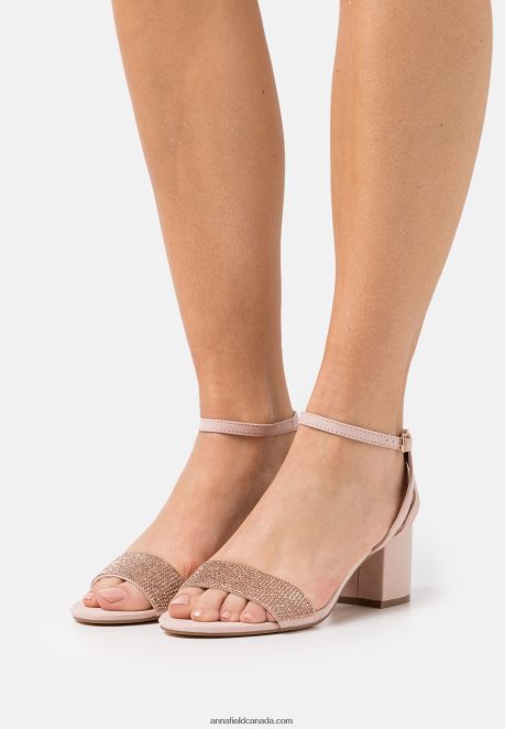 Anna Field Women Sandals Light Pink H42J4Z1445