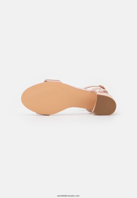 Anna Field Women Sandals Light Pink H42J4Z1445
