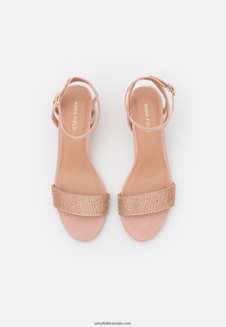 Anna Field Women Sandals Light Pink H42J4Z1445