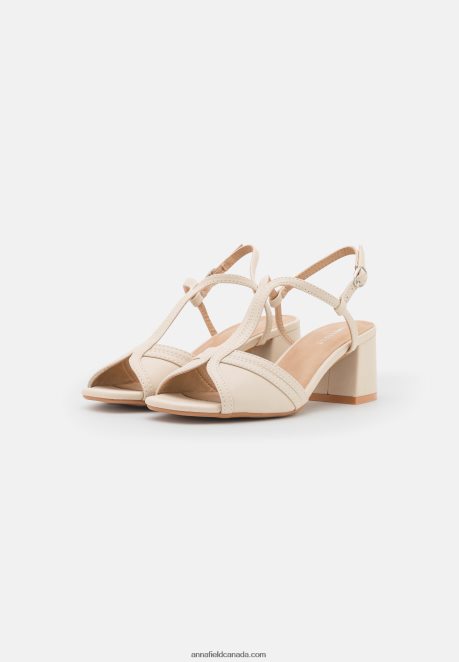 Anna Field Women Sandals Off-White H42J4Z1344