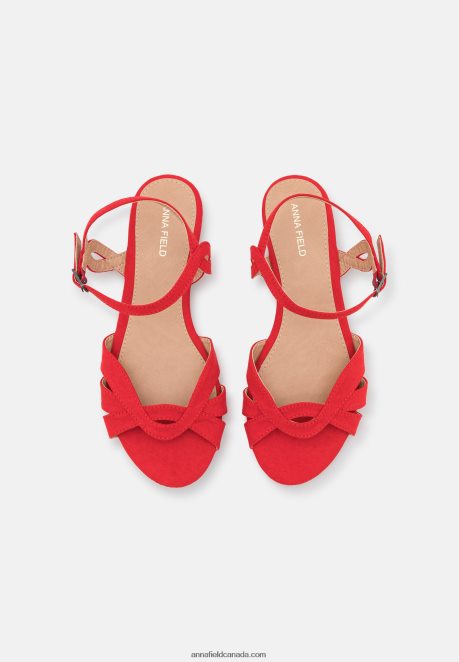 Anna Field Women Sandals Red H42J4Z1311