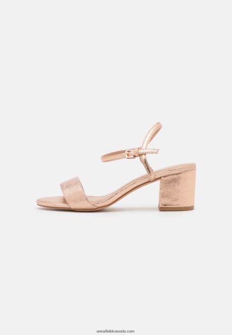 Anna Field Women Sandals Rose Gold-Coloured H42J4Z1254