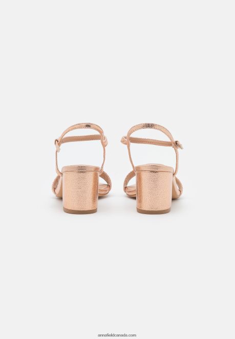 Anna Field Women Sandals Rose Gold-Coloured H42J4Z1254