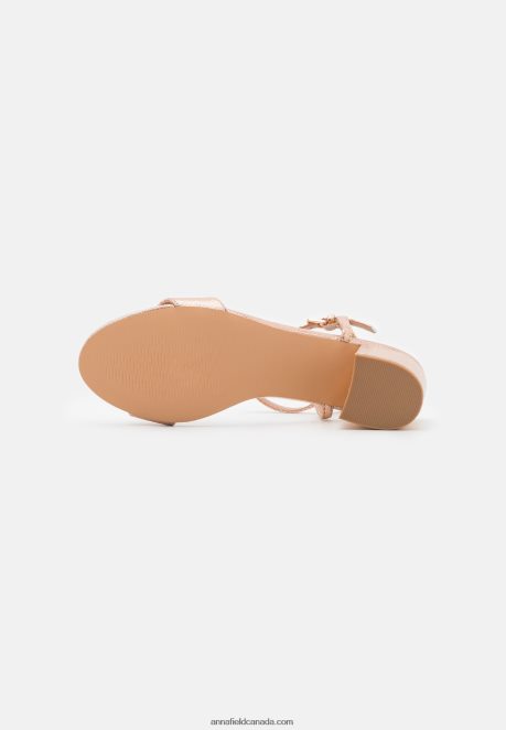 Anna Field Women Sandals Rose Gold-Coloured H42J4Z1254