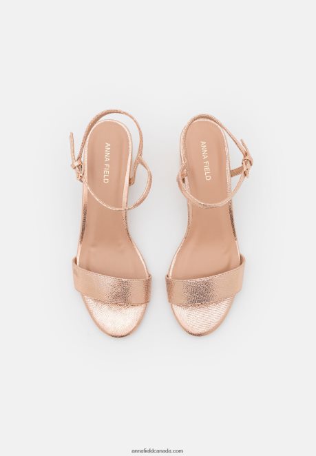 Anna Field Women Sandals Rose Gold-Coloured H42J4Z1254