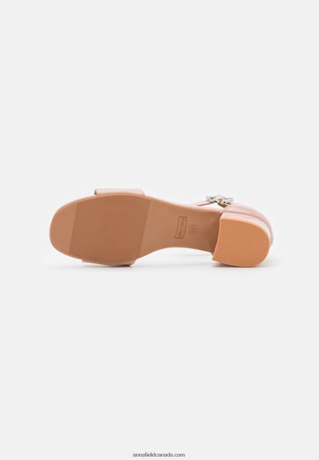 Anna Field Women Sandals Rose Gold-Coloured H42J4Z1328