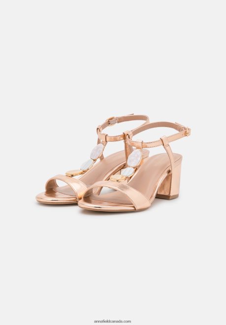 Anna Field Women Sandals Rose Gold-Coloured H42J4Z1345