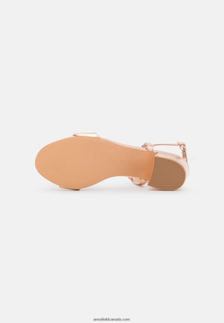 Anna Field Women Sandals Rose Gold-Coloured H42J4Z1345