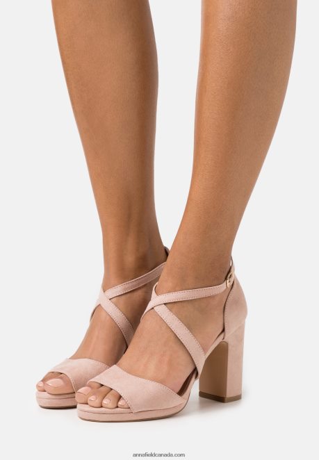 Anna Field Women Sandals Rose/Gold H42J4Z1256