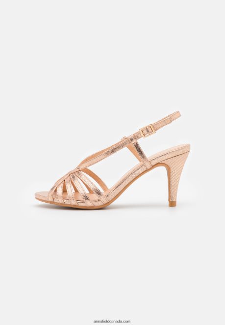 Anna Field Women Sandals Rose Gold H42J4Z1312