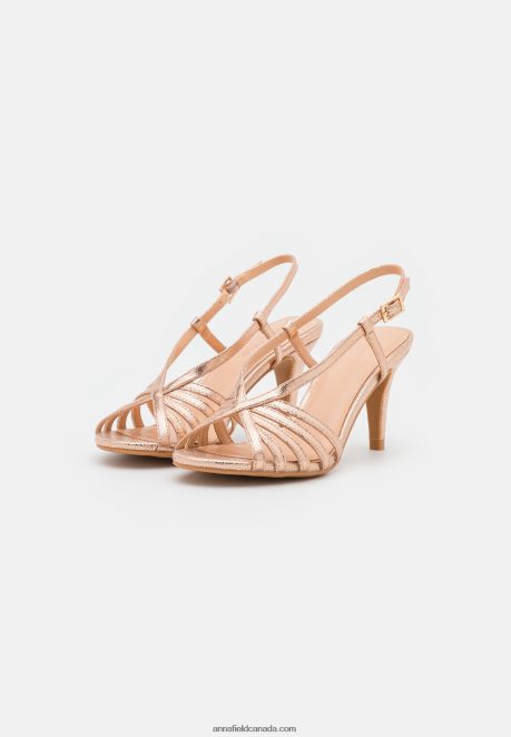 Anna Field Women Sandals Rose Gold H42J4Z1312