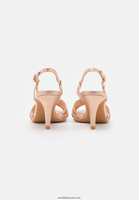 Anna Field Women Sandals Rose Gold H42J4Z1312