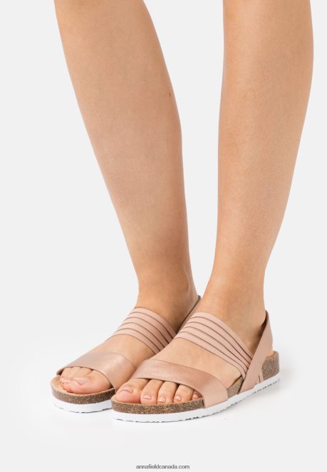 Anna Field Women Sandals Rose Gold H42J4Z1411
